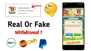 Answer Master Game Withdrawal ? - Answer Master Real Or Fake