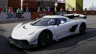 GRID 2019 - Koenigsegg Jesko - Car Show Crash Test . 4K 60fps.