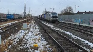 Bei Schnee in Berg am Laim.