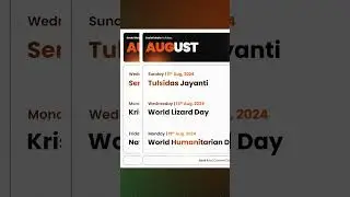 August 2024 - Social Media Holidays - Keep your Content Calendar Ready