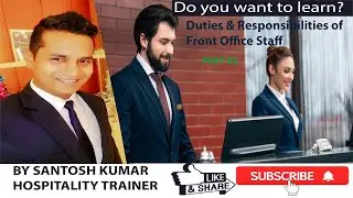 Duties And Responsibilities Of Front Office Staff Part-2