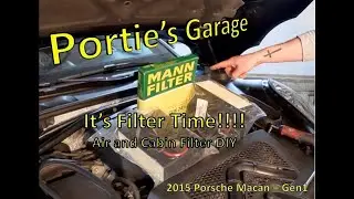 Porsche Macan (95B.1) Maintenance Series:  Engine Air Filter - Plus Cabin Filter Change