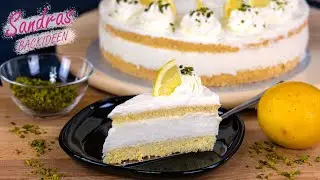 Zitronentorte mit Buttermilch-Sahne-Creme | Zitronentorte Rezept