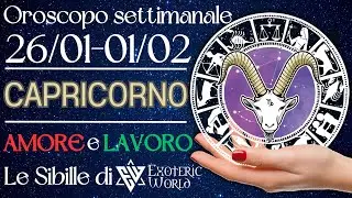 ♑ Capricorno Oroscopo settimanale - Solidit&agrave; e benessere. I tuoi investimenti sono al sicuro qui.