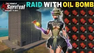 RAID AAL BASE OF MY SERVER IN 2ND DAY !! #lastislandofsurvival #lios 