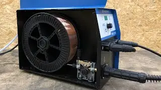 The first steps Mig Mag welding and testing my new welding machine Vector Welding A255 / Unboxing