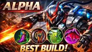 MANIAC+14 KILLS!!! ALPHA SUPER HARD CARRY DEADLY HYPER BUILD TOP 1 GLOBAL (2025) #mlbb #alpha 