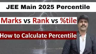 How to Calculate JEE Percentile & Convert Percentile to Rank | Simple in Tamil & English