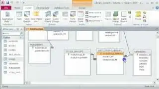Part 3 Junction Tables - Library System in Access 2010
