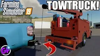 TOW TRUCK FARMING SIMULATOR 2019 TOWTRUCK MOD FS19 EXPENDABLES MODDING FARMING SIMULATOR 19 FARM SIM