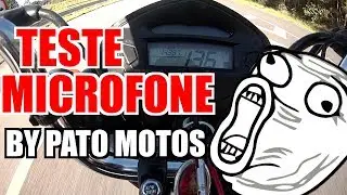 Teste do microfone BY PATO MOTOS JR / Vejam o v&iacute;deo at&eacute; o fim que no pr&oacute;ximo v&iacute;deo tem salve ✌️😉