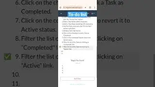 Test challenge To-do list application functional testing. Part 2. Test cases 7-12 #functionaltesting