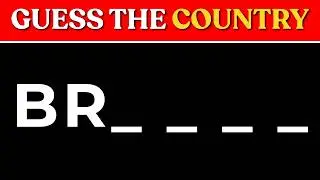 Guess The Countries By First 2 Letters | Country Quiz @QuizOptions