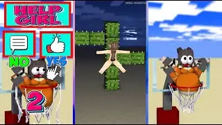 HELP Girl Herobrine Protect To Ball (Bones - Imagine Dragons) | Minecraft Mix #minecraft