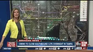 Southbound I-275 to close Friday night before drivers get to use new highway