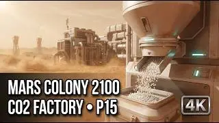 The CO₂ Factory (4K) &mdash; Mars Colony 2100 &bull; P15 | No Talking Ambience