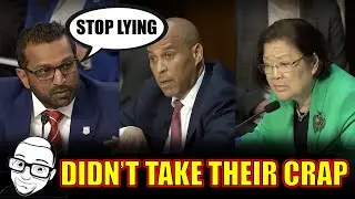 FIREWORKS As Kash Patel LIGHTS UP Cory Booker And Mazie Hirono!