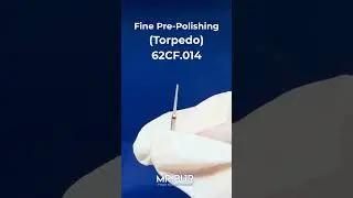 Fine Grit Pre-Polishing Torpedo Bur | Diamond Dental Bur