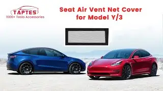 TAPTES Seat Air Vent Net Cover for Model Y Model 3 Under Seat Air Vent Protection Anti-Blocking Net