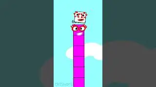Numberblocks Standing Tall 100000 - Skip Counting to 1000 #shorts xxxxx