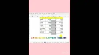 How to Insert Pcs After Quantity in excel..एक्सेल में क्वांटिटी के बाद पीस कैसे जोड़ें....