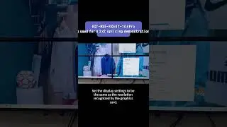 7680&times;4320@60Hz In, 4&times;4K Out | 2&times;2 Video Wall