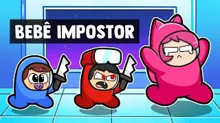 JOGANDO AMONG US EM MODO BEBÊ 😈🔪 *bebê impostor*