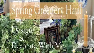 SPRING/ALL SEASON GREENERY STYLING IDEAS || DESIGN YOUR OWN GREENERY ARRANGEMENT FOR TABLE TOPS