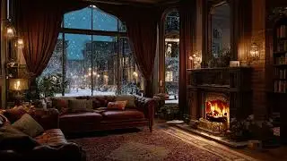 Soft Piano Playing Beside a Quiet Fireplace | A Slow Night of Warm Sounds 🔥🎹🌙
