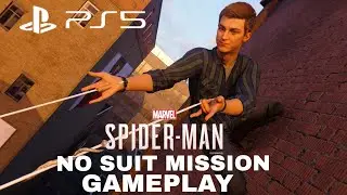 SpiderMan PS5 No suit mission GAMEPLAY- SpideRRiola22