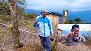 bhumi & fox uncle  building a editing room for series KHARK || village film makers in Nepal ||