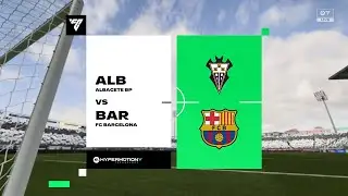 EA Sports FC 26 | Albacete vs FC Barcelona - Copa del Rey | Gameplay PS5