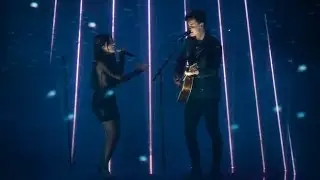 Shawn Mendes and Camila Cabello - Stitches/IKWYDLS(Peoples Choice Awards 2016)