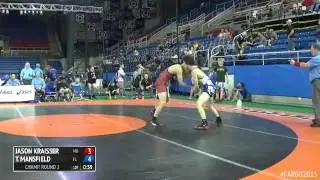 132 Champ. Round 2 - Trevor Mansfield (Florida) vs. Jason Kraisser (Maryland)