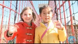 Tulsa Public Schools students explore The Gathering Place's Adventure Playground