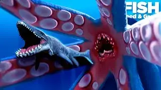 THE GIANT OCTOPUS EATS THE SEA!!! - Fish Feed Grow