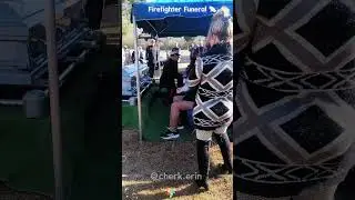 Firefighter died in the line of duty😭 #died #respect #firefighter #funeral #fire #dying #fyp