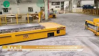 30 Tons Remote Control Aluminum Plate Handling AGV#manufacturing #machine #customized #tech