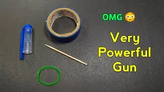 How To Make Pen Cap Gun | Mini Cap Gun | Pen Cap Gun | Shooter Gun