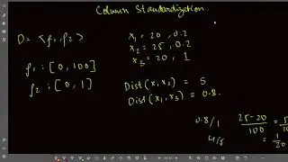 Column Standardization and Normalization