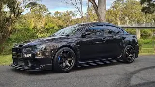 Evo X снова получает новые колеса Volk Racing TE37 Saga S Plus