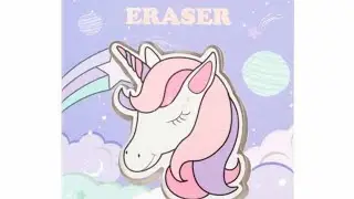 diy unicorn eraser