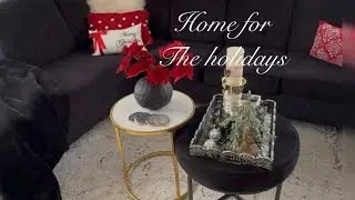 Christmas decorating with me#Luxury home￼#Cosy family room ￼