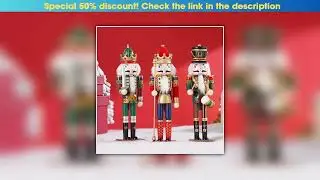 Hot Picks 30CM Nutcracker Soldier Figurines Set 2025 Christmas Decoration Wood Nutcracker Puppet St
