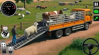 Farm Animal Transporter Truck Simulator game - Wild Animals Truck Cargo - Android Gameplay 