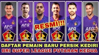Wow 🔥 LIST OF NEW PLAYERS FOR PERSIK KEDIRI IN THE SECOND ROUND OF THE BRI SUPER LEAGUE 2025/2026...
