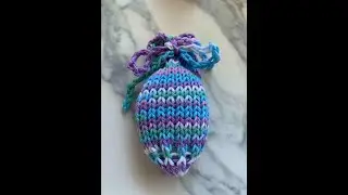 Soap Sack - Knitting Machine 1st EASY project for beginners & refreshers
