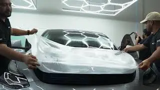 We applied matte PPF to this Tesla Model Y. The result is absolutely amazing
