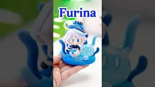 💙💧A water deity who loves sweet treats 🍰let's mold her with clay together!#furina #clay
