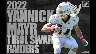 Yannick Mayr WR 2021 GFL Highlights